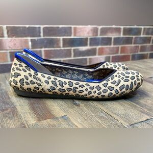 Rothy's The Flat ballet flats in the Leopard animal print - size 7.5